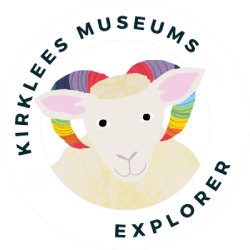 Kirklees Museum Explorer sheeps head illustration