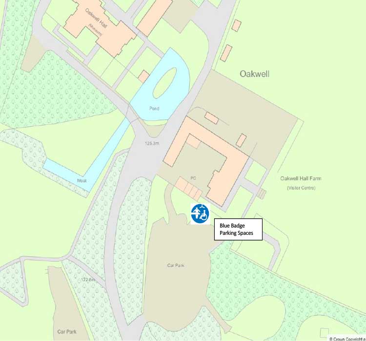 Oakwell Hall map