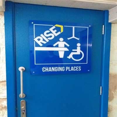 Slaithwaite Civic Hall Changing Places Toilet door