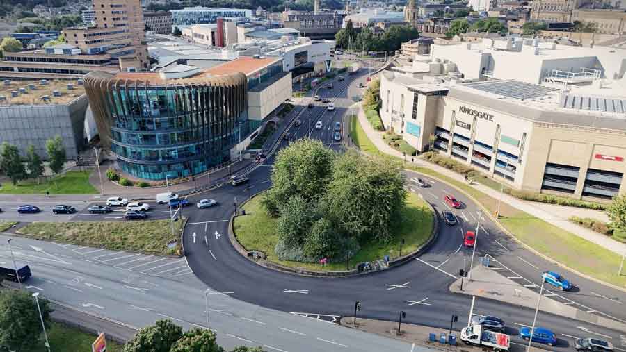 Shorehead from above looking at the roundabout